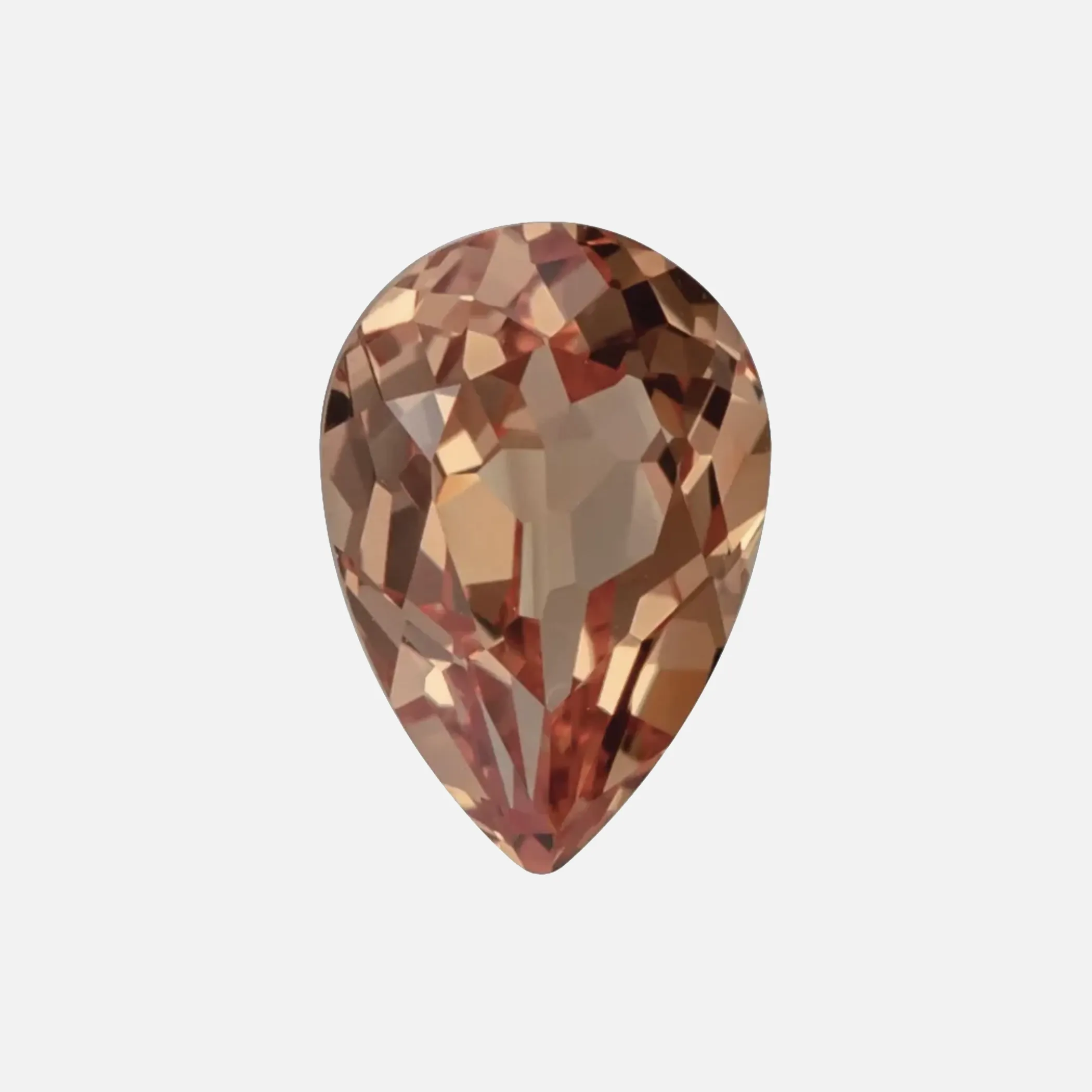 . Lab-grown Orange Sapphire