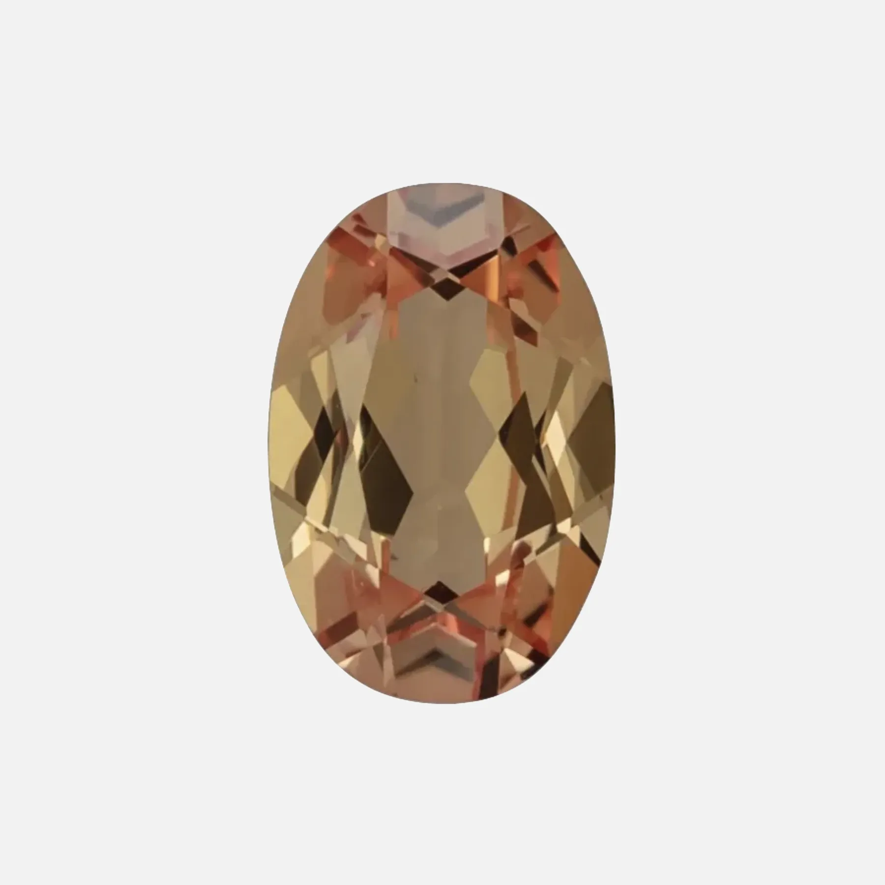. Lab-grown Orange Sapphire