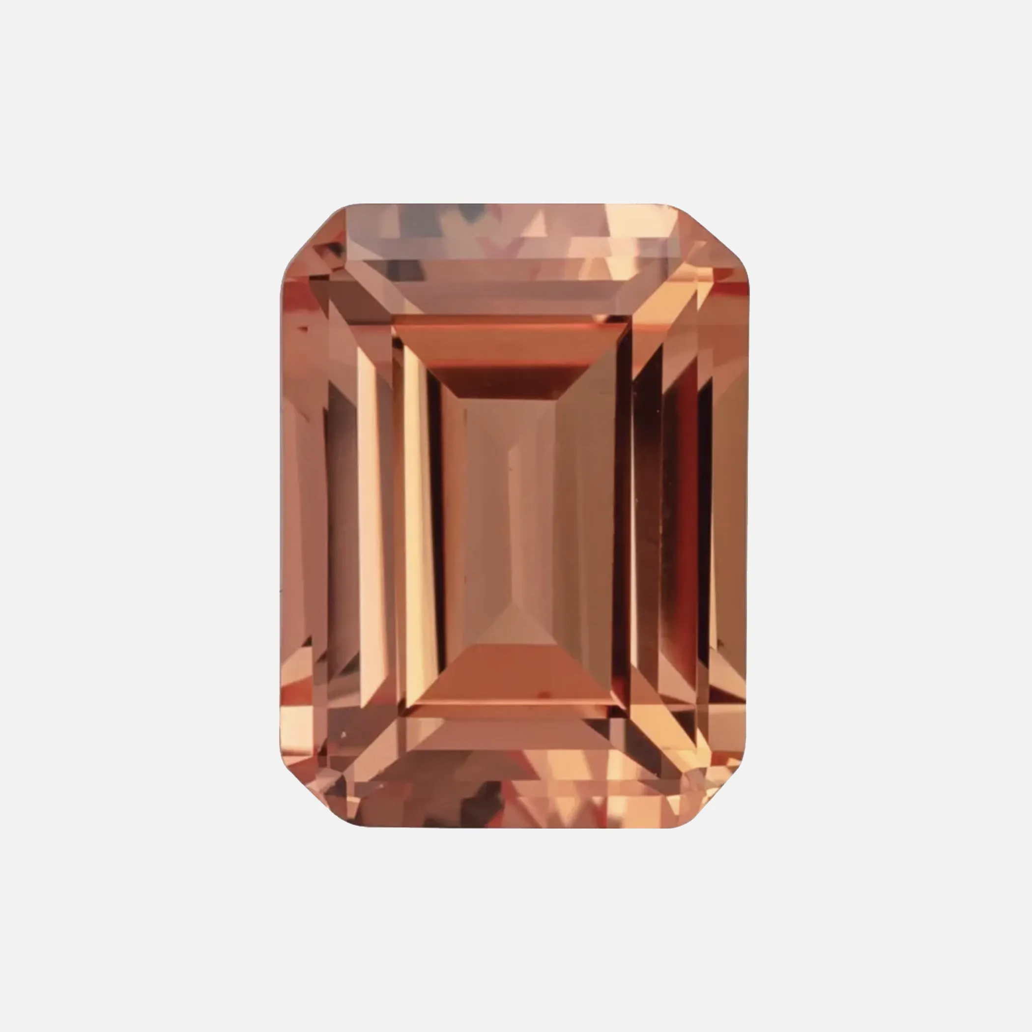 . Lab-grown Orange Sapphire