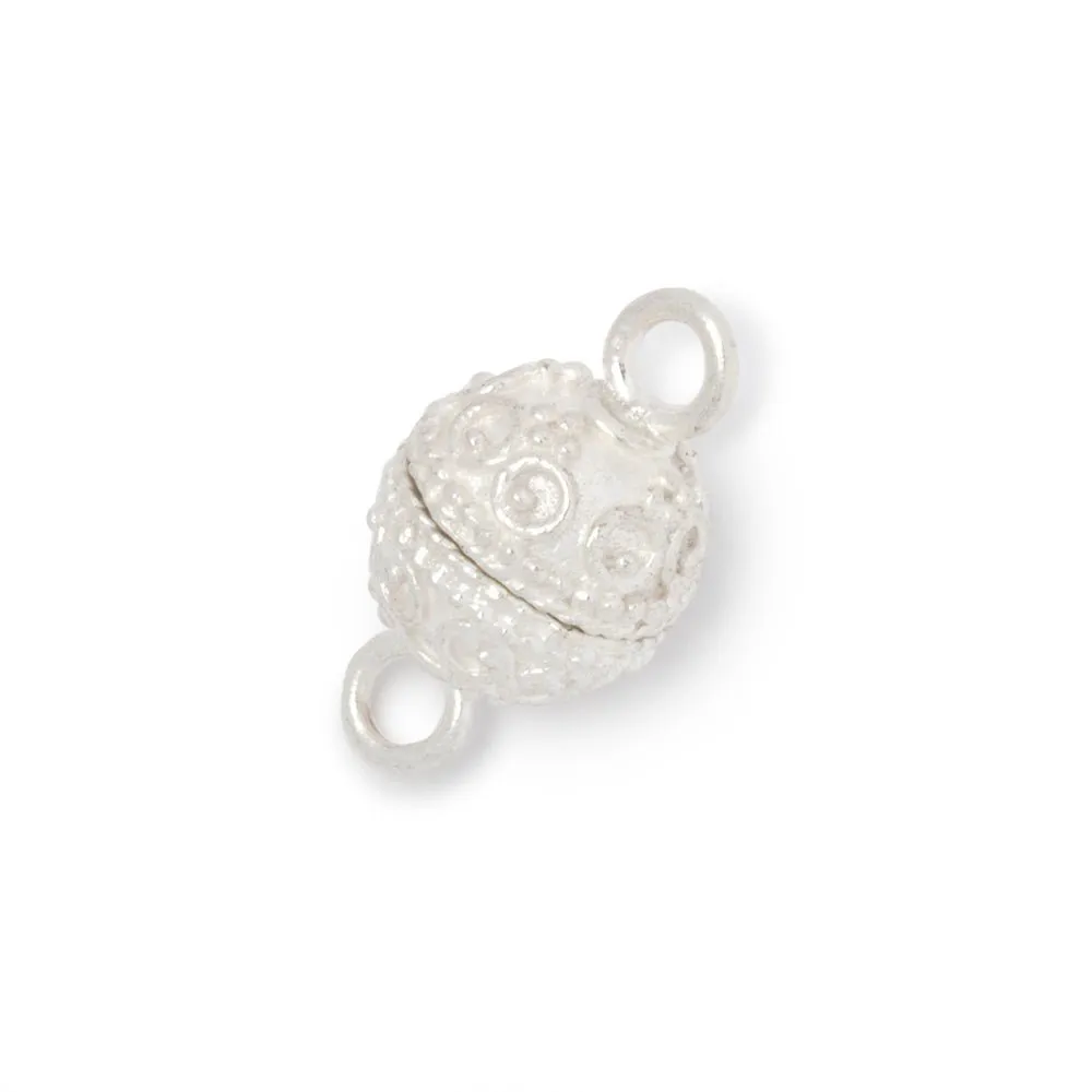 10mm Circle & Dot Design Magnetic Clasp 1 piece