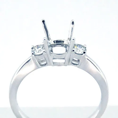 18K Gold Diamond Ring Mount 10011638