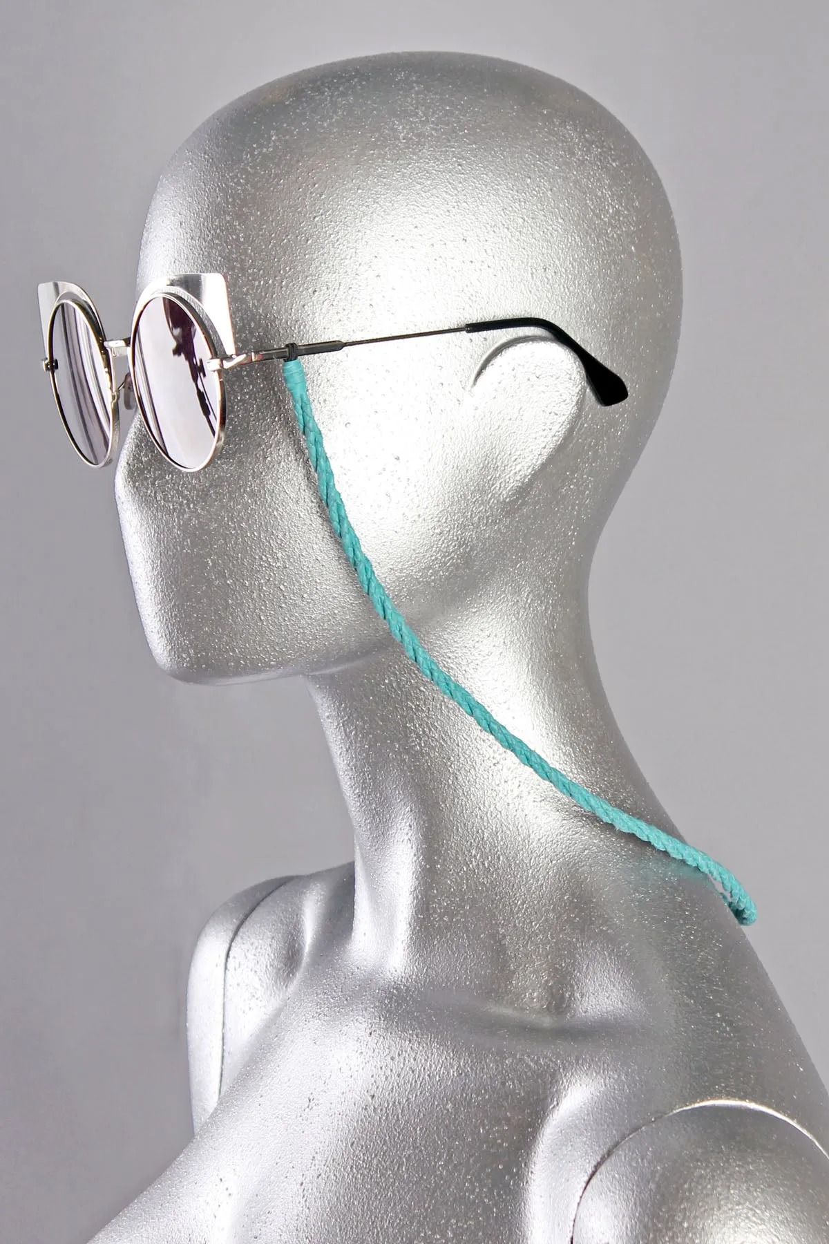 5D x Shade Braids Swoop Twisted Sunglass Strings - Blue