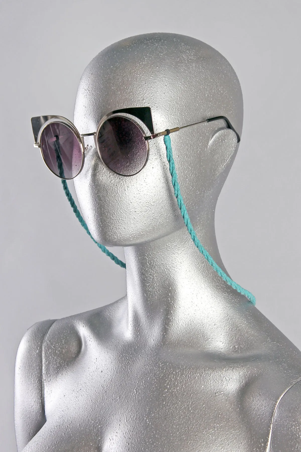 5D x Shade Braids Swoop Twisted Sunglass Strings - Blue