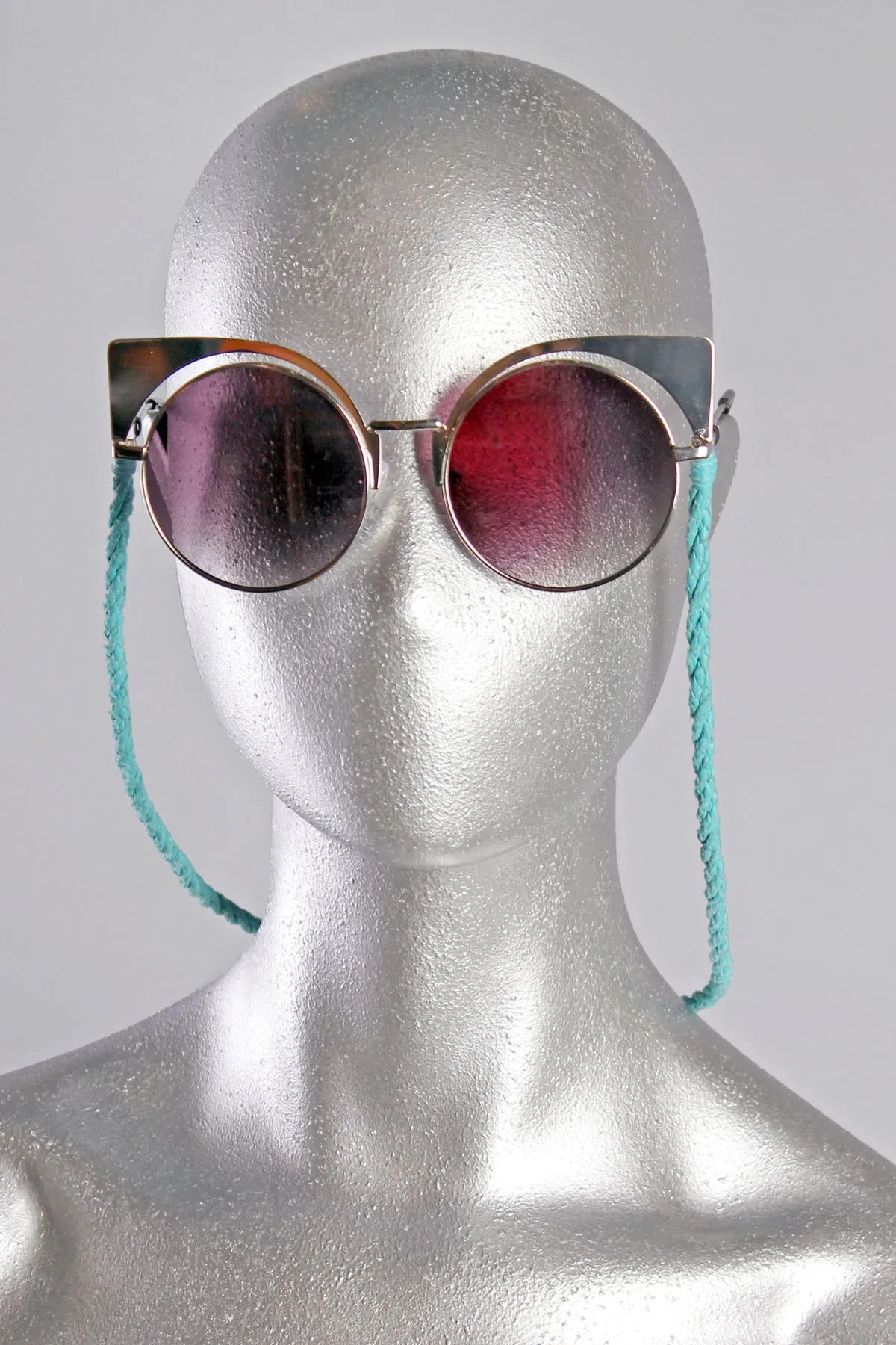 5D x Shade Braids Swoop Twisted Sunglass Strings - Blue