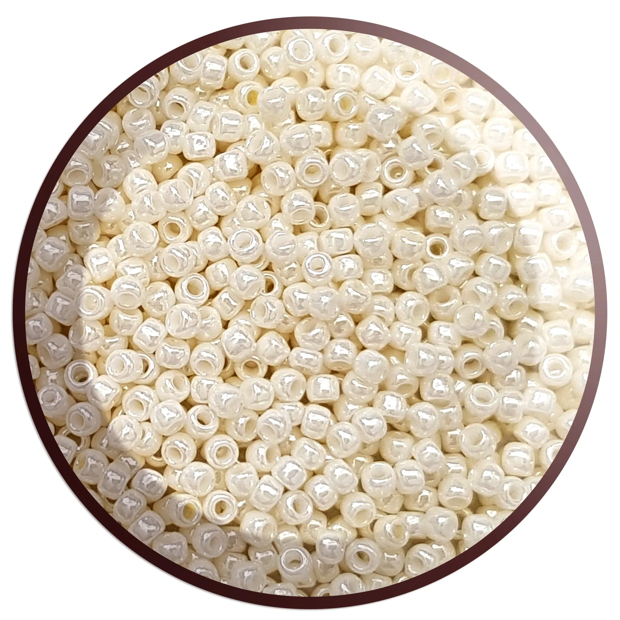 8/0 TR-122 White Navajo Lustre Opaque 10g/30g Round Toho Seed Beads - Beading Supply