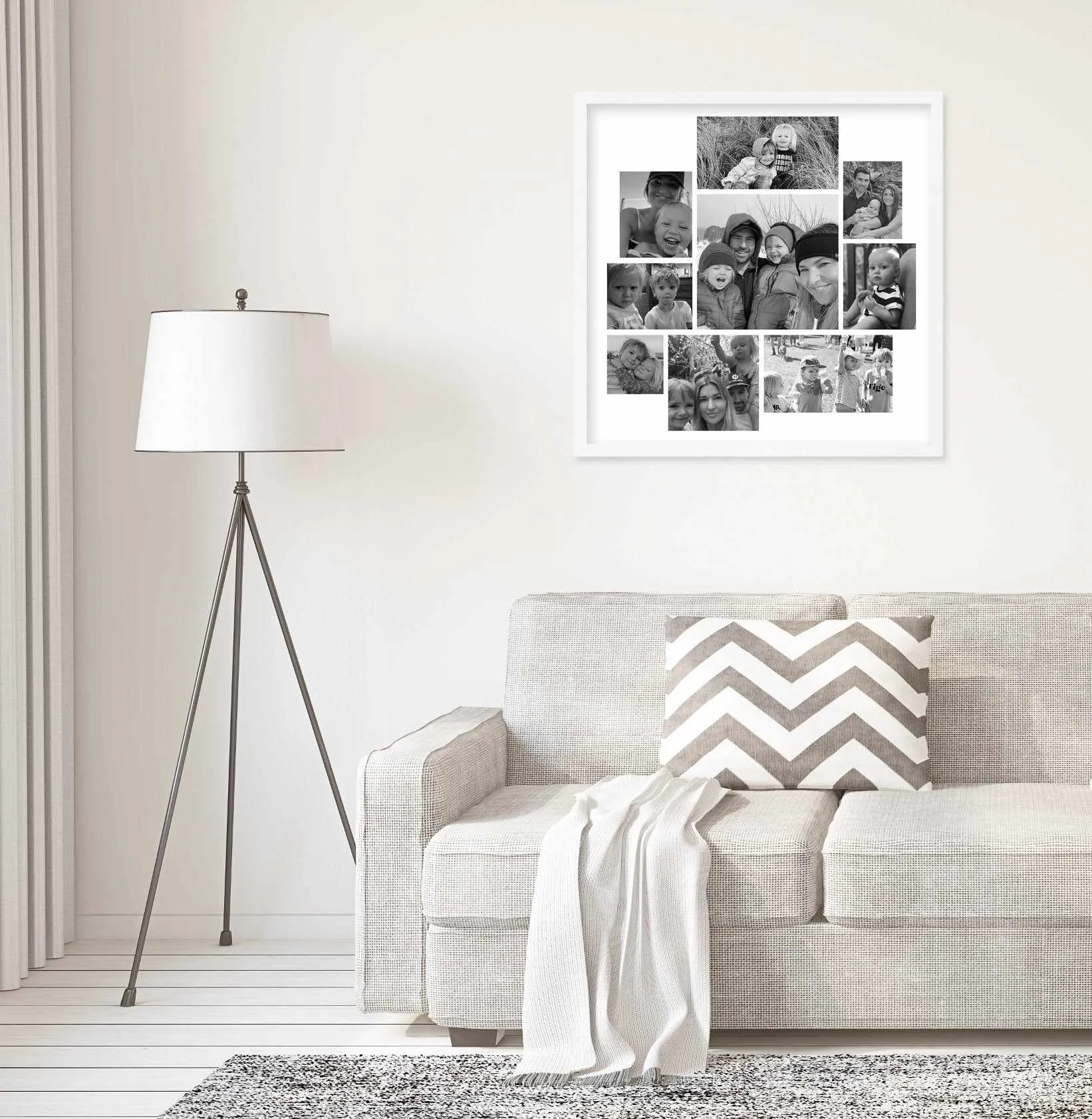 9 Memories In A Square Art Print
