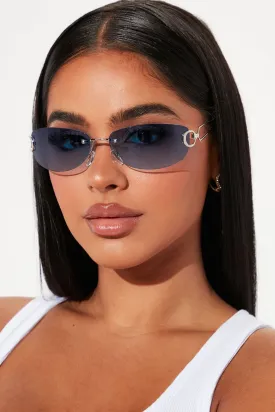 90's Baby Sunglasses - Blue