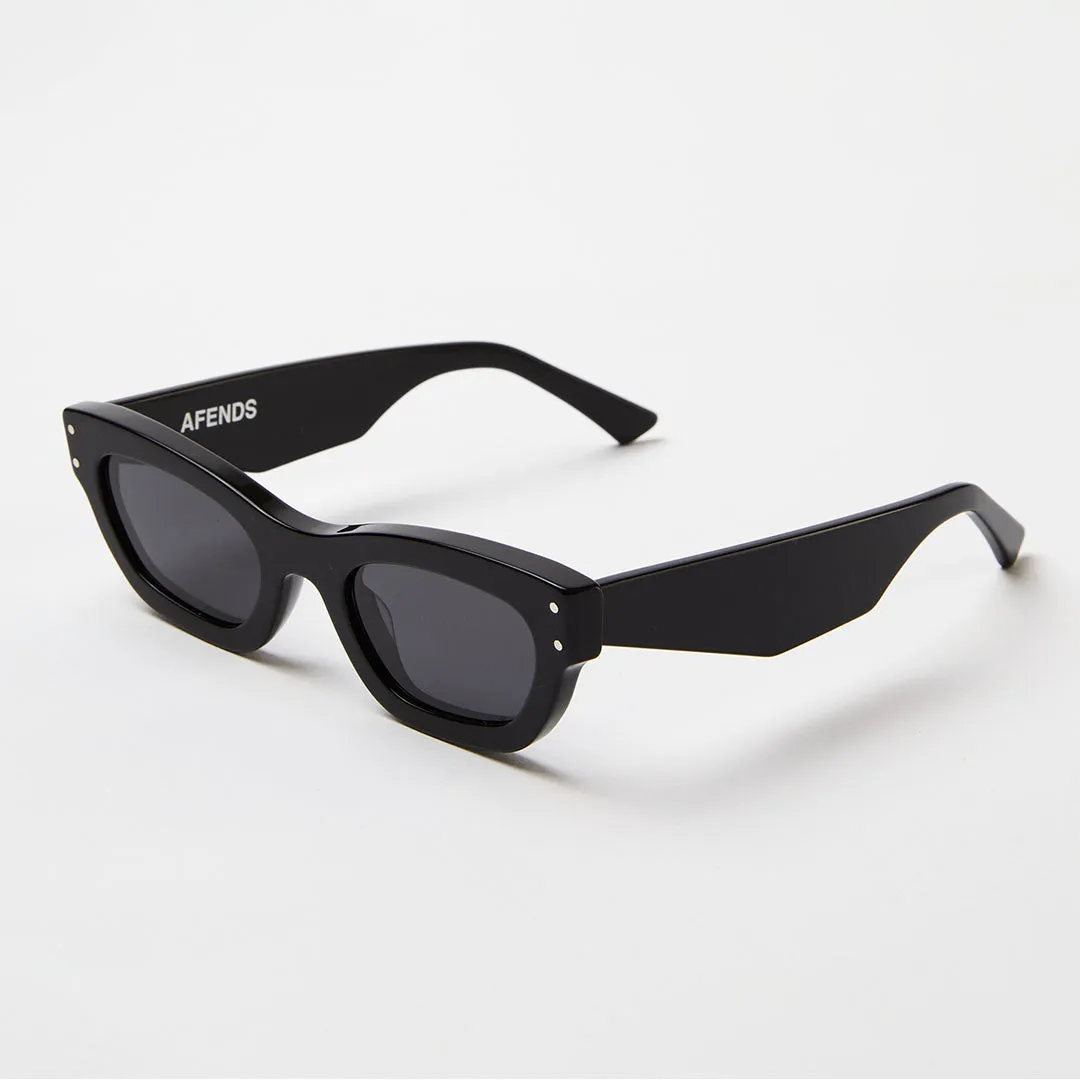 AFENDS Unisex Clementine - Sunglasses - Gloss Black
