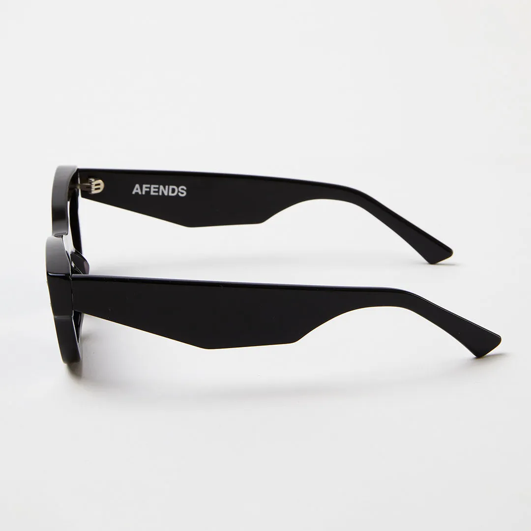 AFENDS Unisex Clementine - Sunglasses - Gloss Black