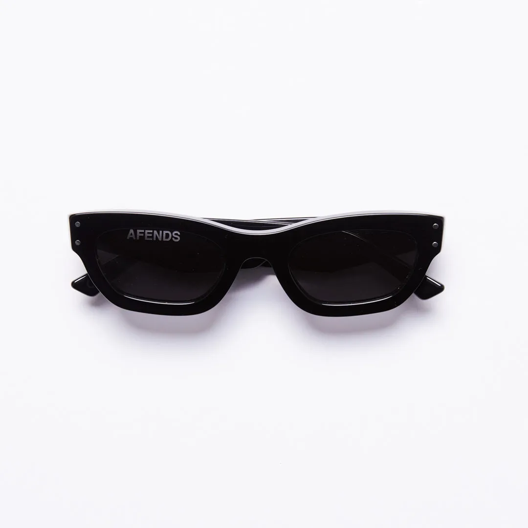 AFENDS Unisex Clementine - Sunglasses - Gloss Black