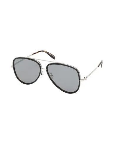 Alexander Mcqueen Man Sunglasses Silver -- --