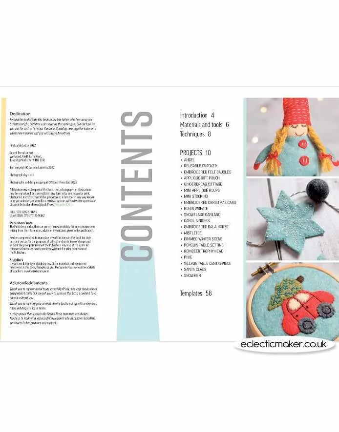 All-New Twenty to Make: Festive Felt Decorations Book, Corinne Lapierre