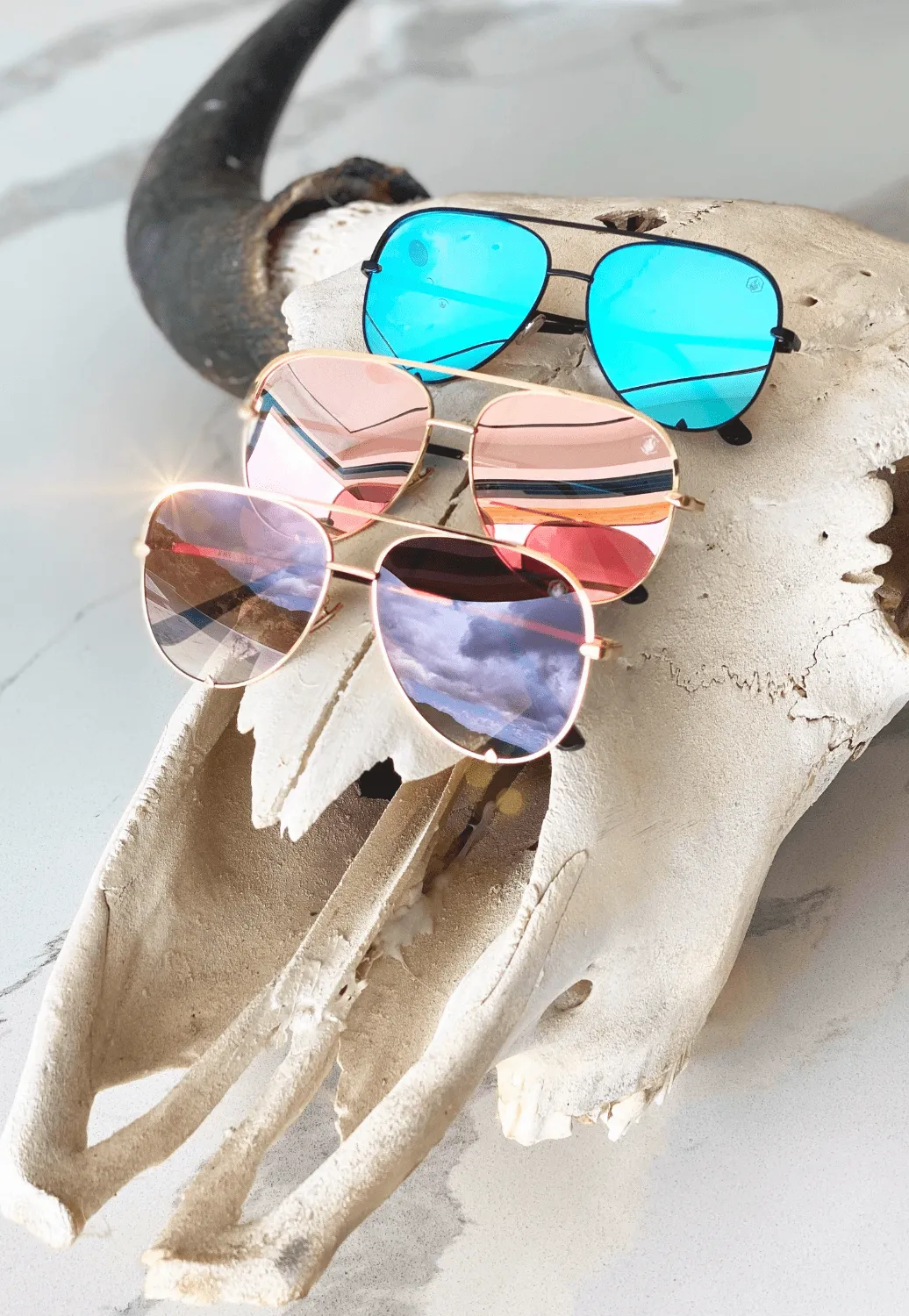 American Bonfire Co. Jaden Aviator Sunglasses
