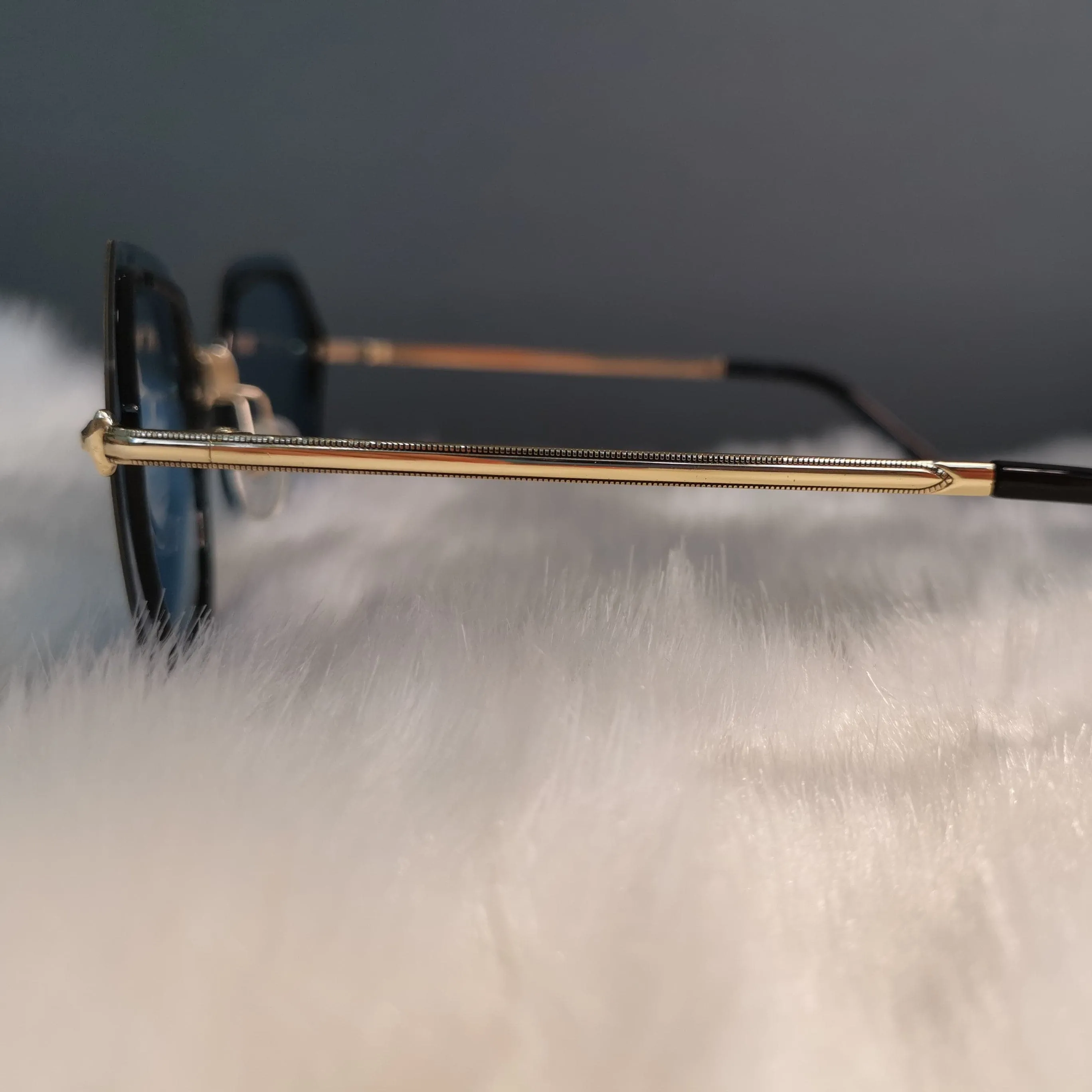 Aries Gold Unisex Premium Sunglasses - Blue