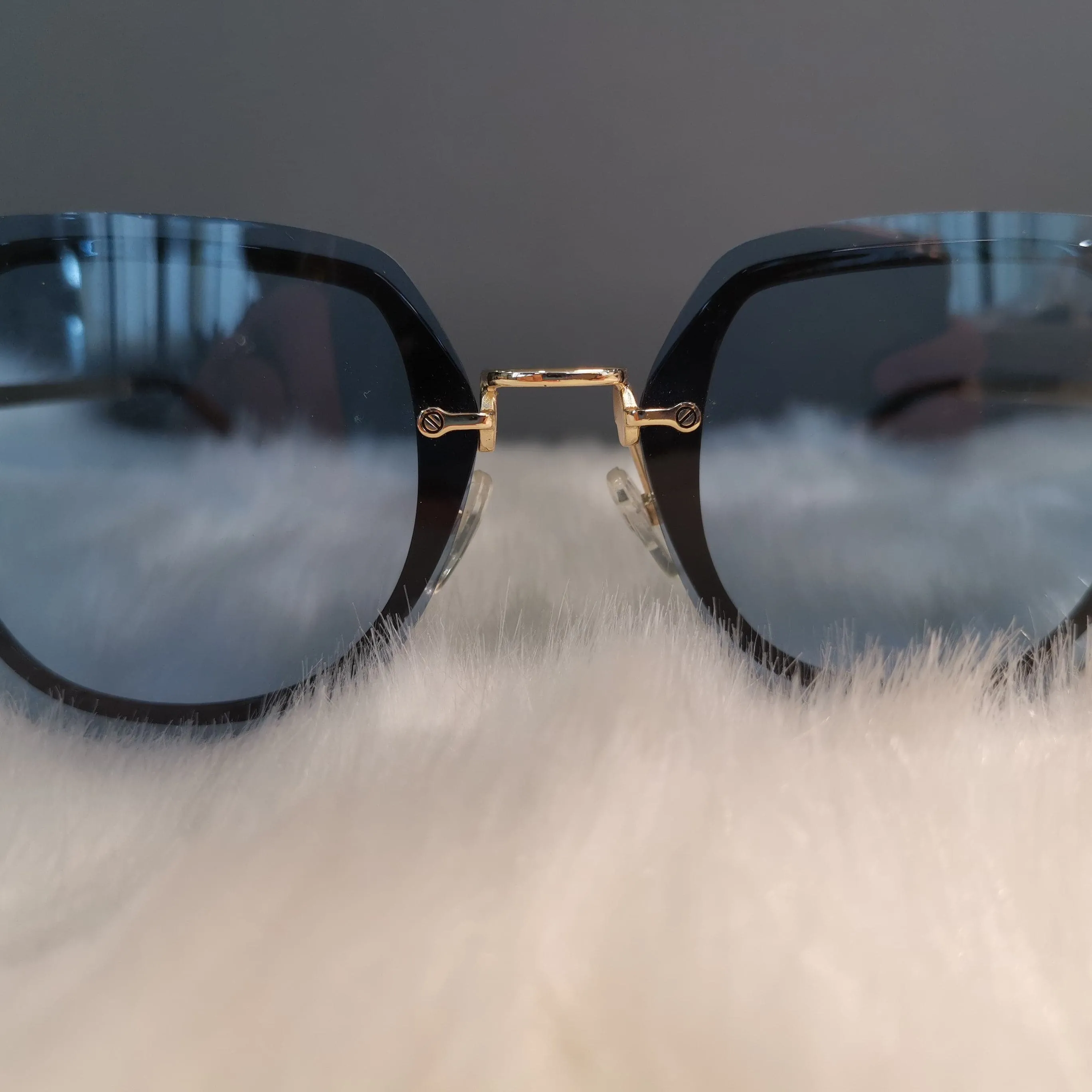 Aries Gold Unisex Premium Sunglasses - Blue