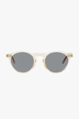 Ascetic Clear Round Sunglasses