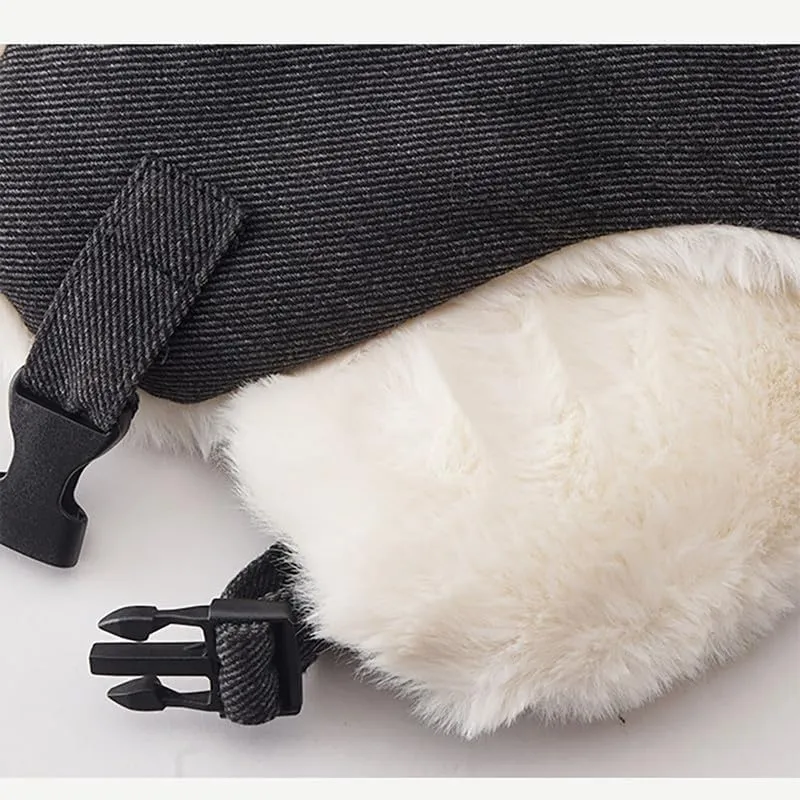 ASWER Trapper Warm Russian Trooper Hat Winter Skiing Cap Women Men Windproof