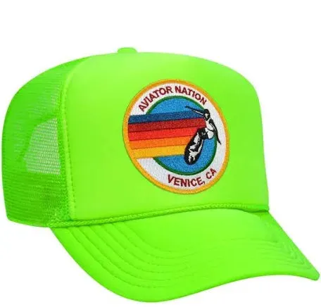 Aviator Nation Neon Trucker hat