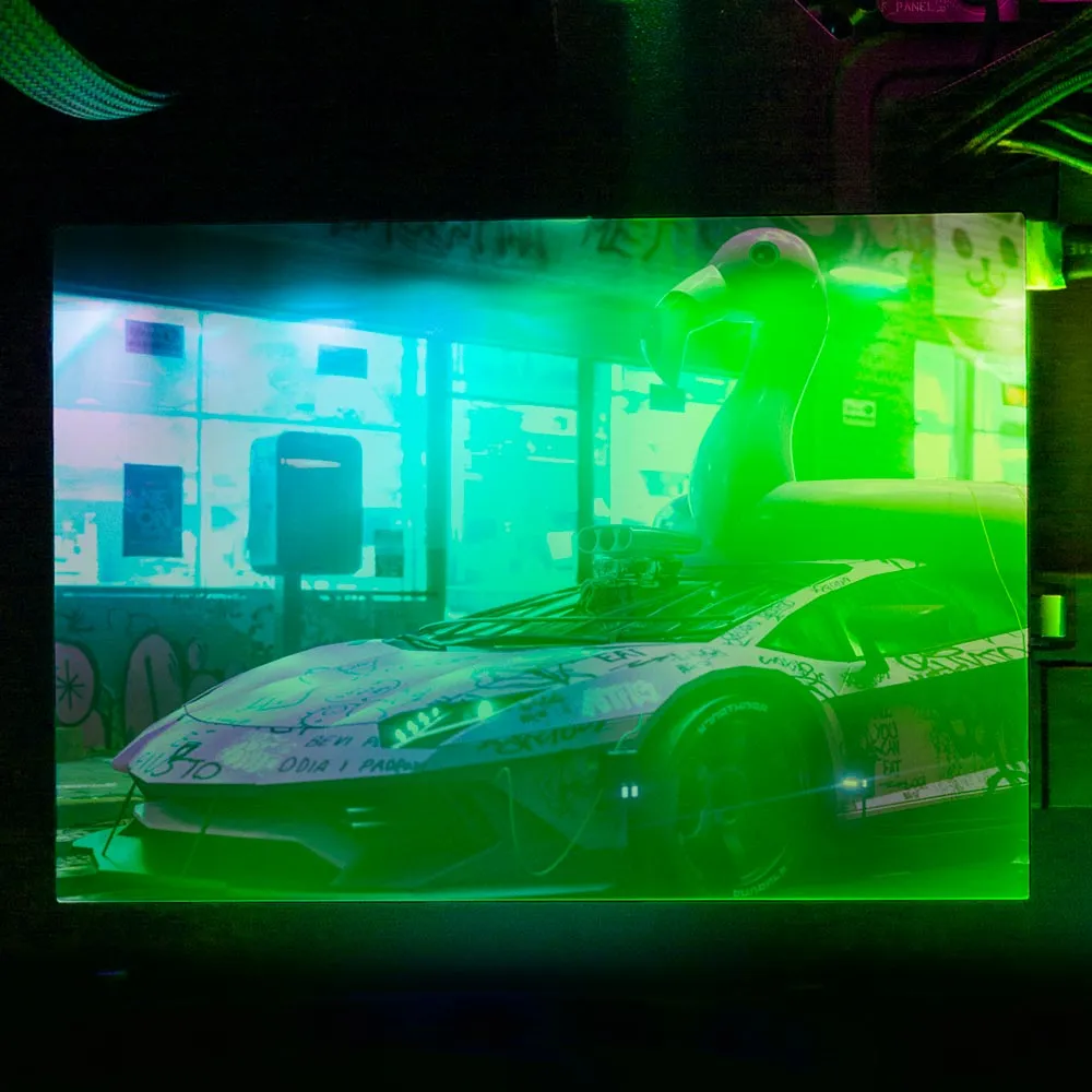 Bad Flamingo RGB HDD Cover Horizontal
