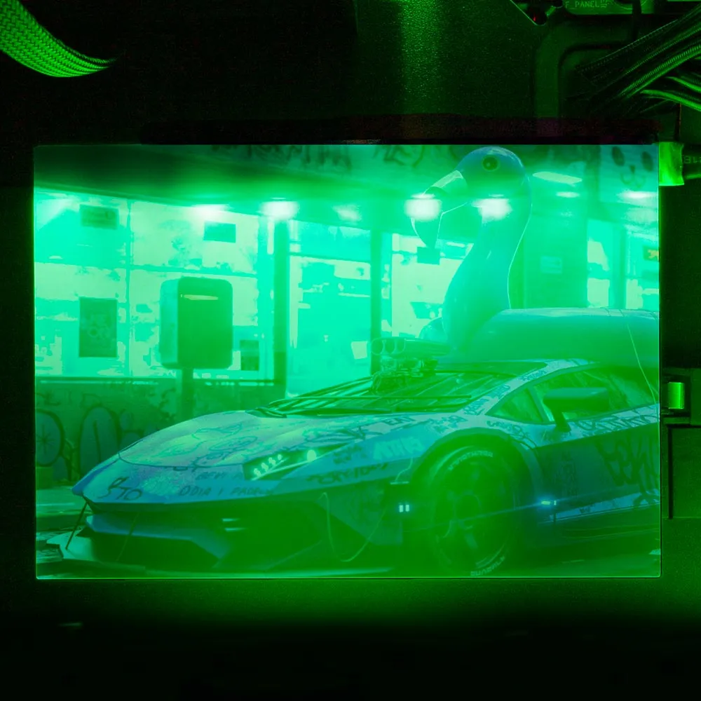 Bad Flamingo RGB HDD Cover Horizontal
