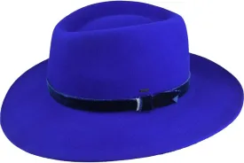 Bailey of Hollywood Levon Fedora - Lazuli Blue/S Lazuli Blue, Small
