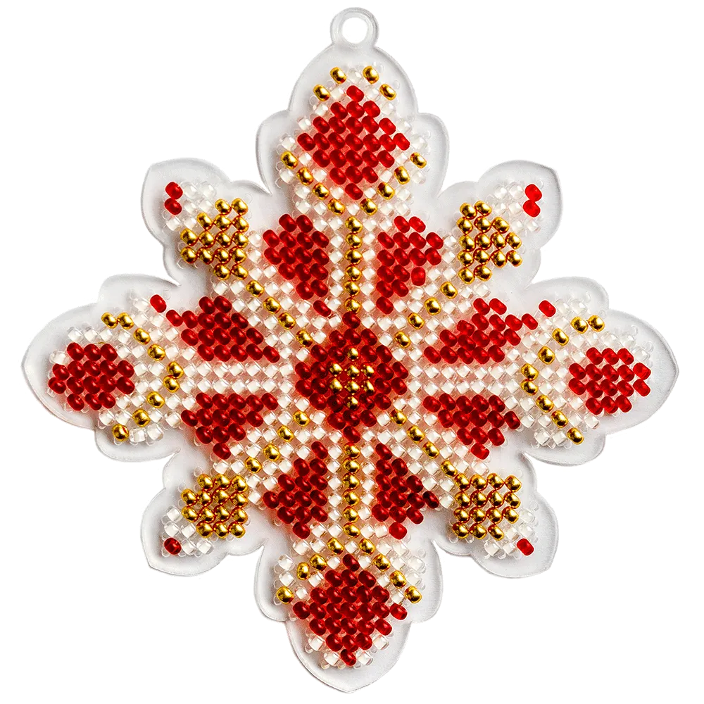 Bead embroidery kit on a plastic base FLPL-021