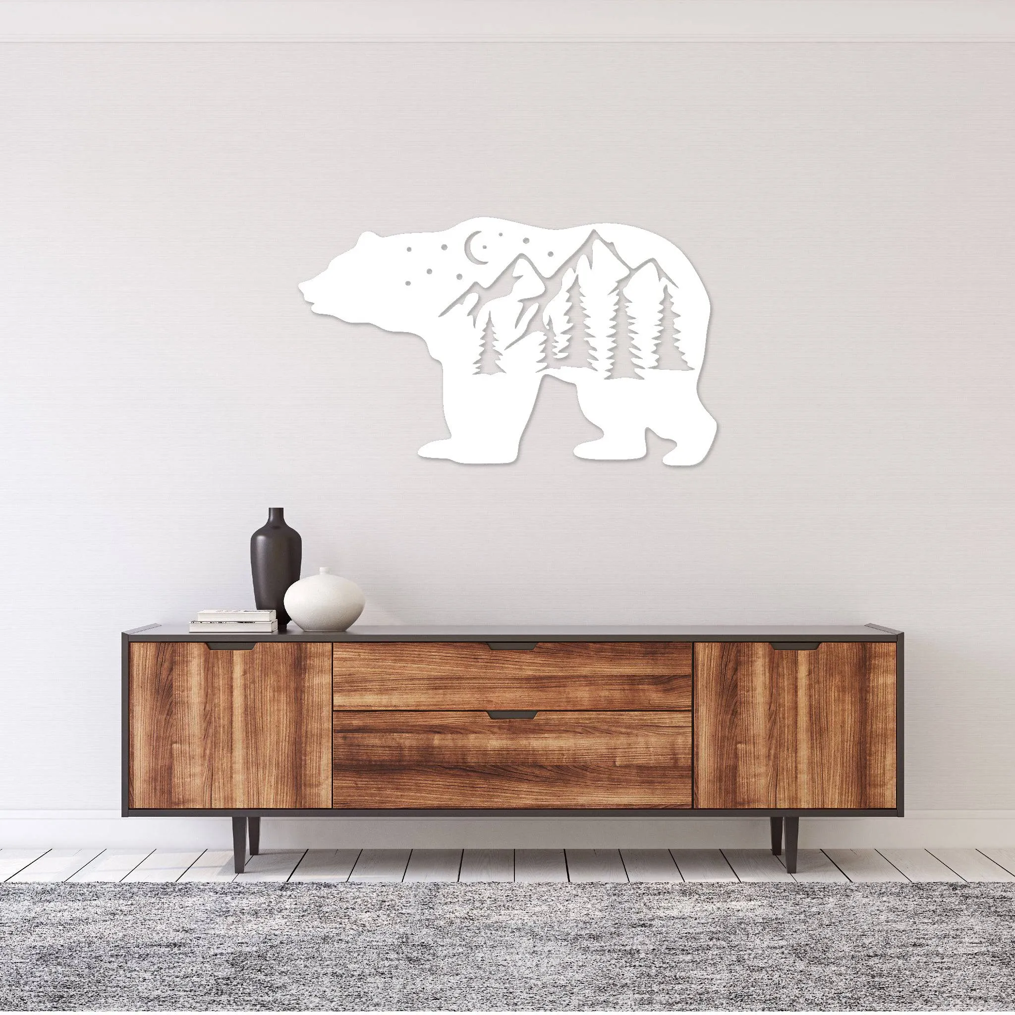 Big Bear - Metal Wall Art