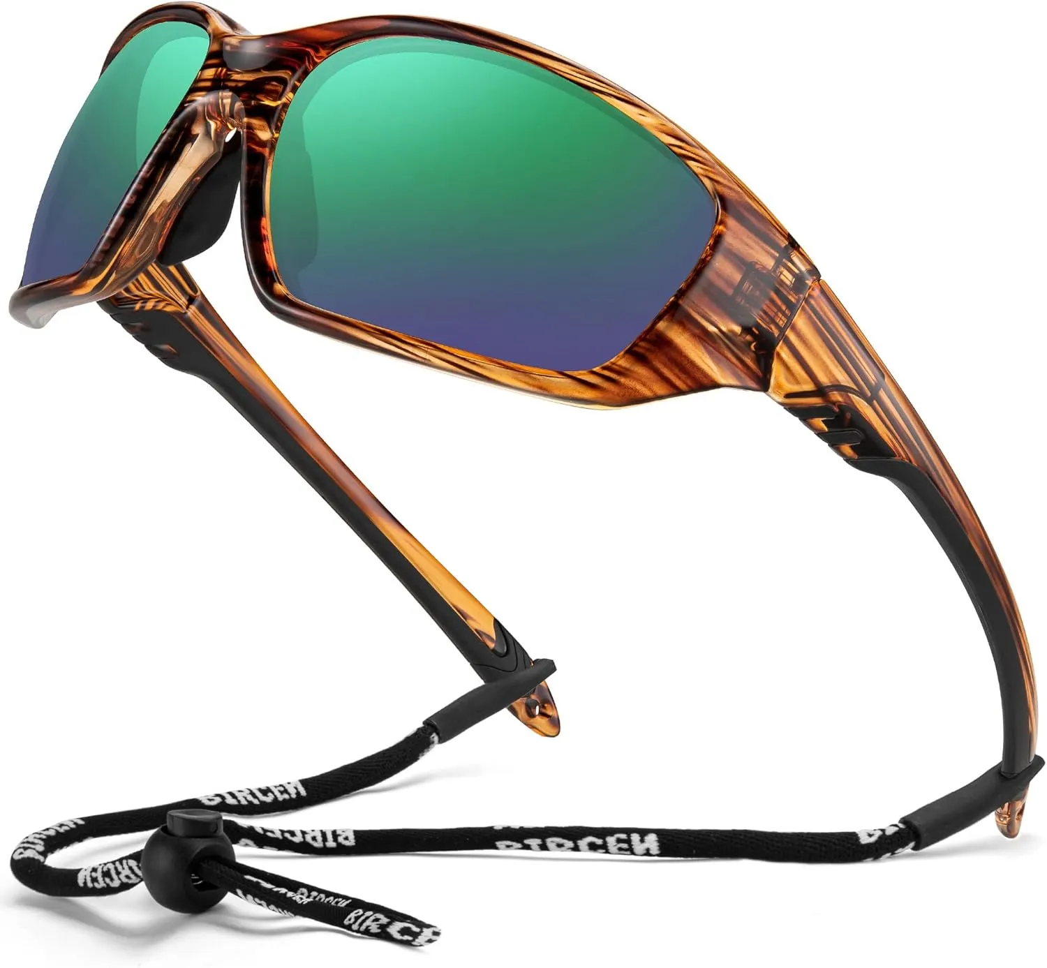 BIRCEN Sport Polarized Sunglasses for Men - Women:UV Protection Shades for Fishing Driving Cycling Running