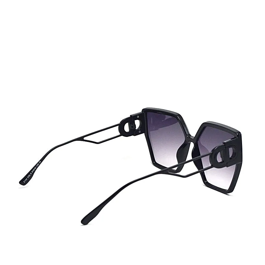 Black Large framed Sunglassses