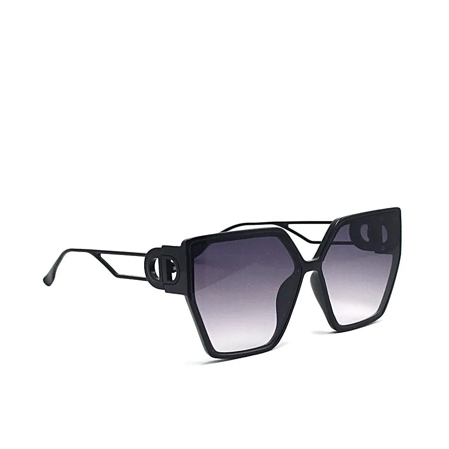 Black Large framed Sunglassses