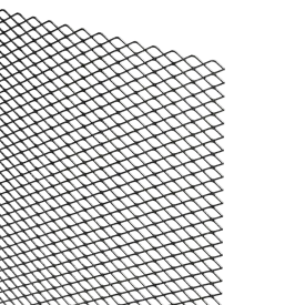 Black Steel Expanded Metal 11118