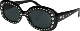 Black Studded Sunglasses Men's And Women's Retro Sunglasses