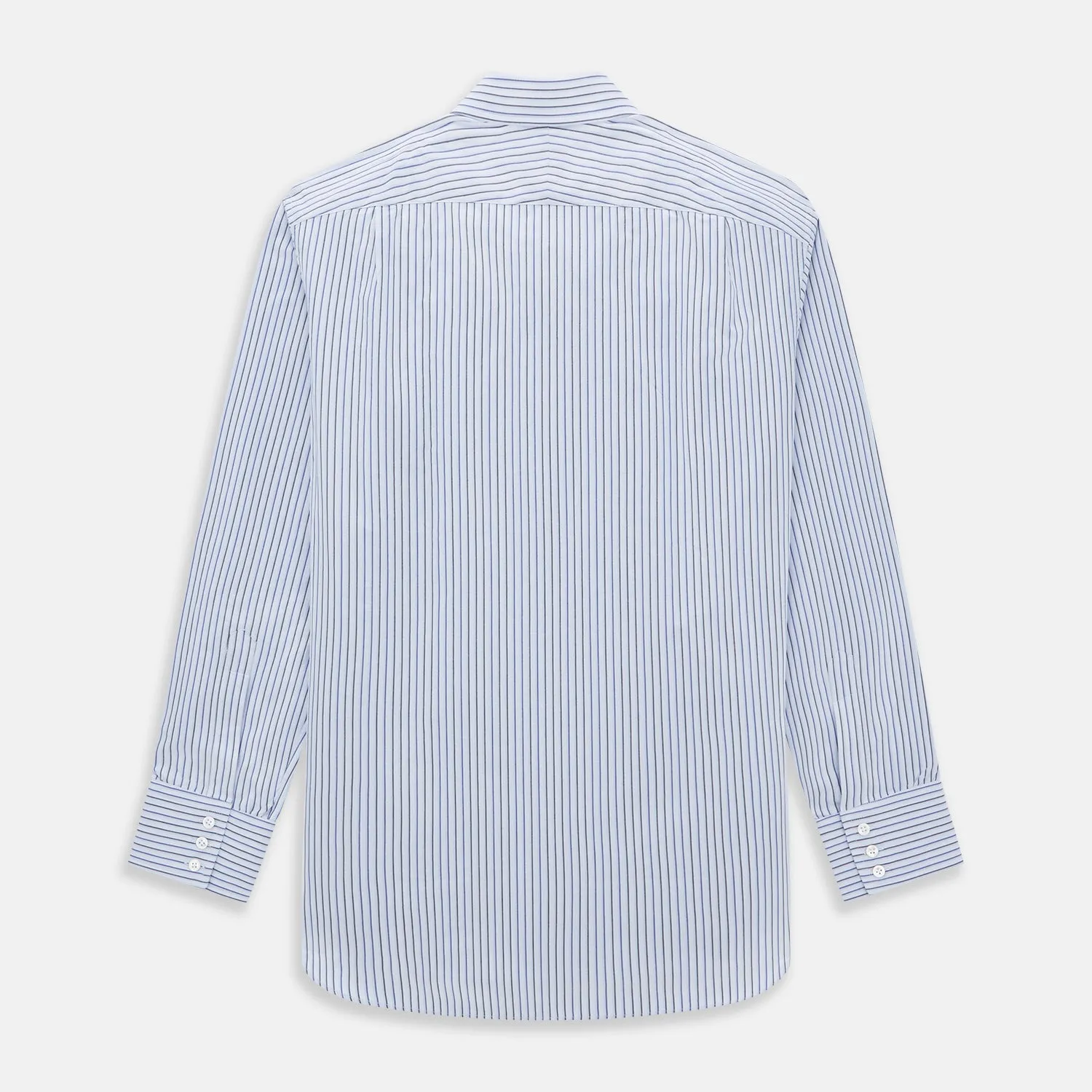 Blue Shadow Pinstripe Mayfair Shirt