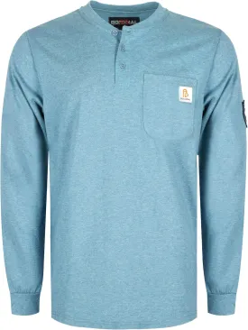 BOCOMAL FR Shirts Flame Resistant Shirt 5.5oz 100% Cotton Light Weight CAT2 Fire Retardant Henley Shirts