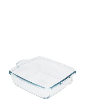 Borcam Guzzini 21cm Square Baker - Clear