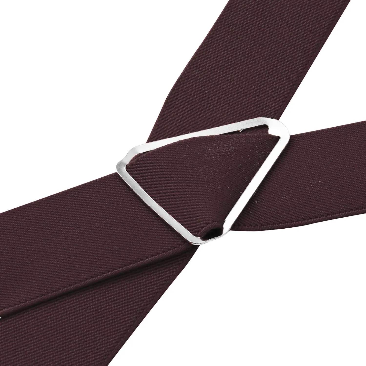 Buyless Fashion Suspenders for Men - 48" Elastic Adjustable Straps 1 1/4" - X Back with Metal Hooks