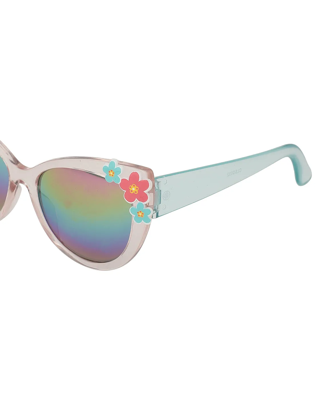 Carlton London Mirrored Lens & Purple Cateye Sunglasses For Girl