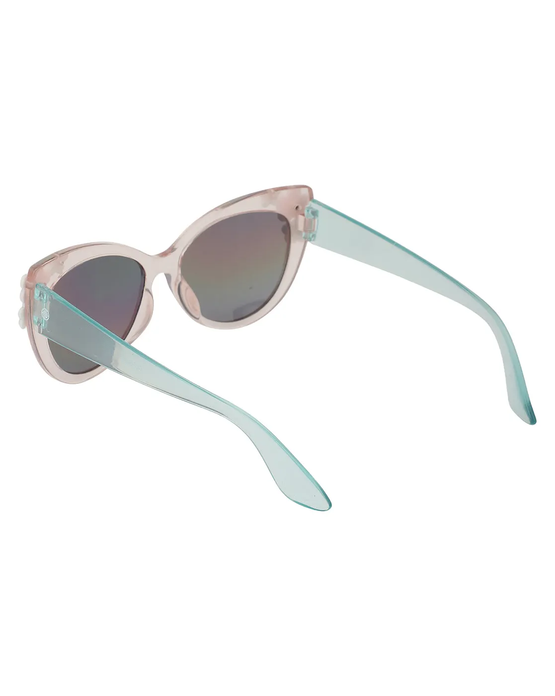 Carlton London Mirrored Lens & Purple Cateye Sunglasses For Girl