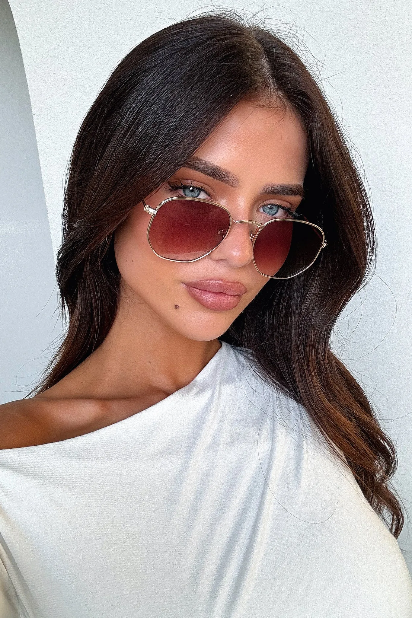 Cillian Sunglasses - Gold/Brown Gradient