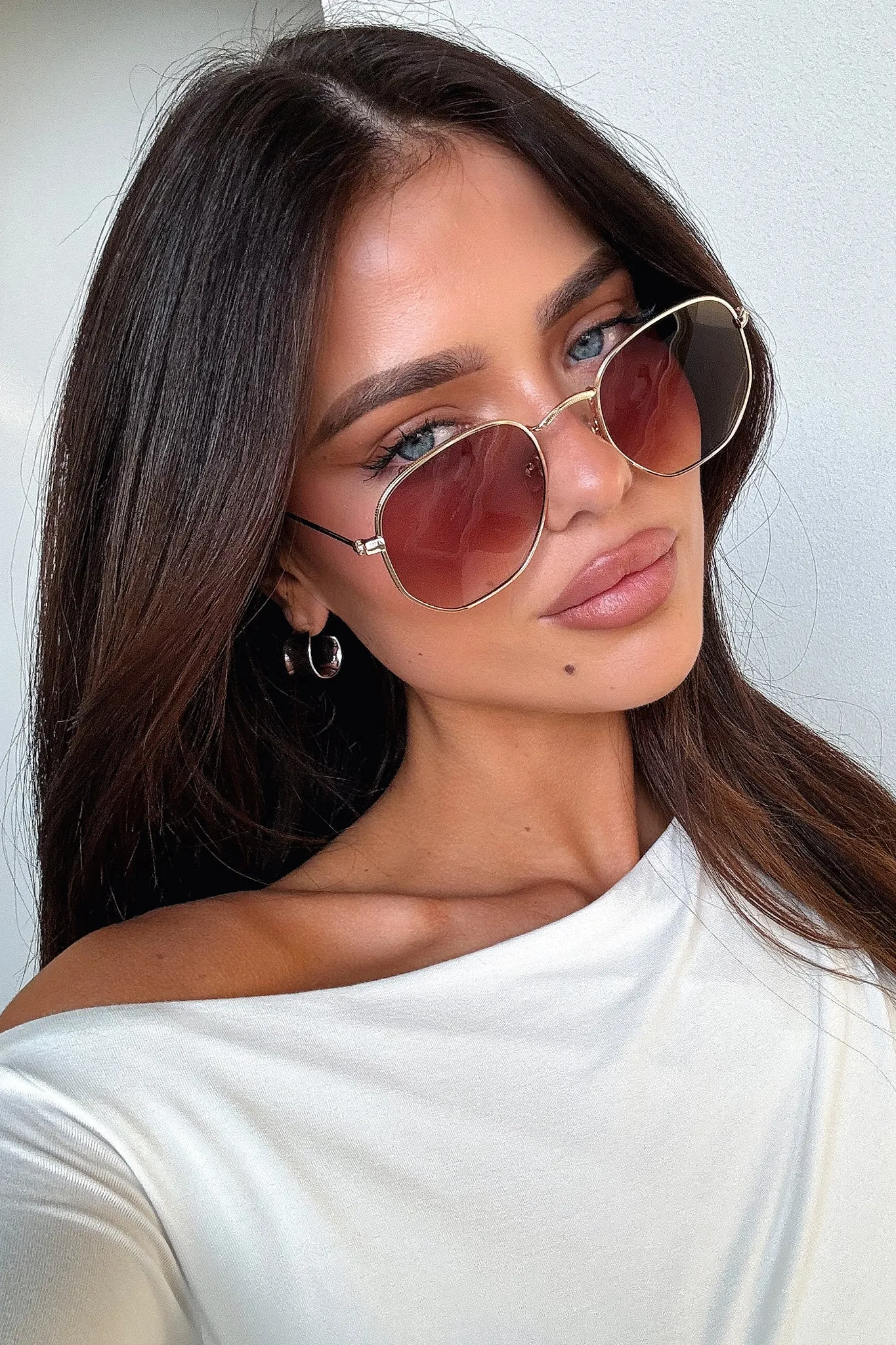 Cillian Sunglasses - Gold/Brown Gradient