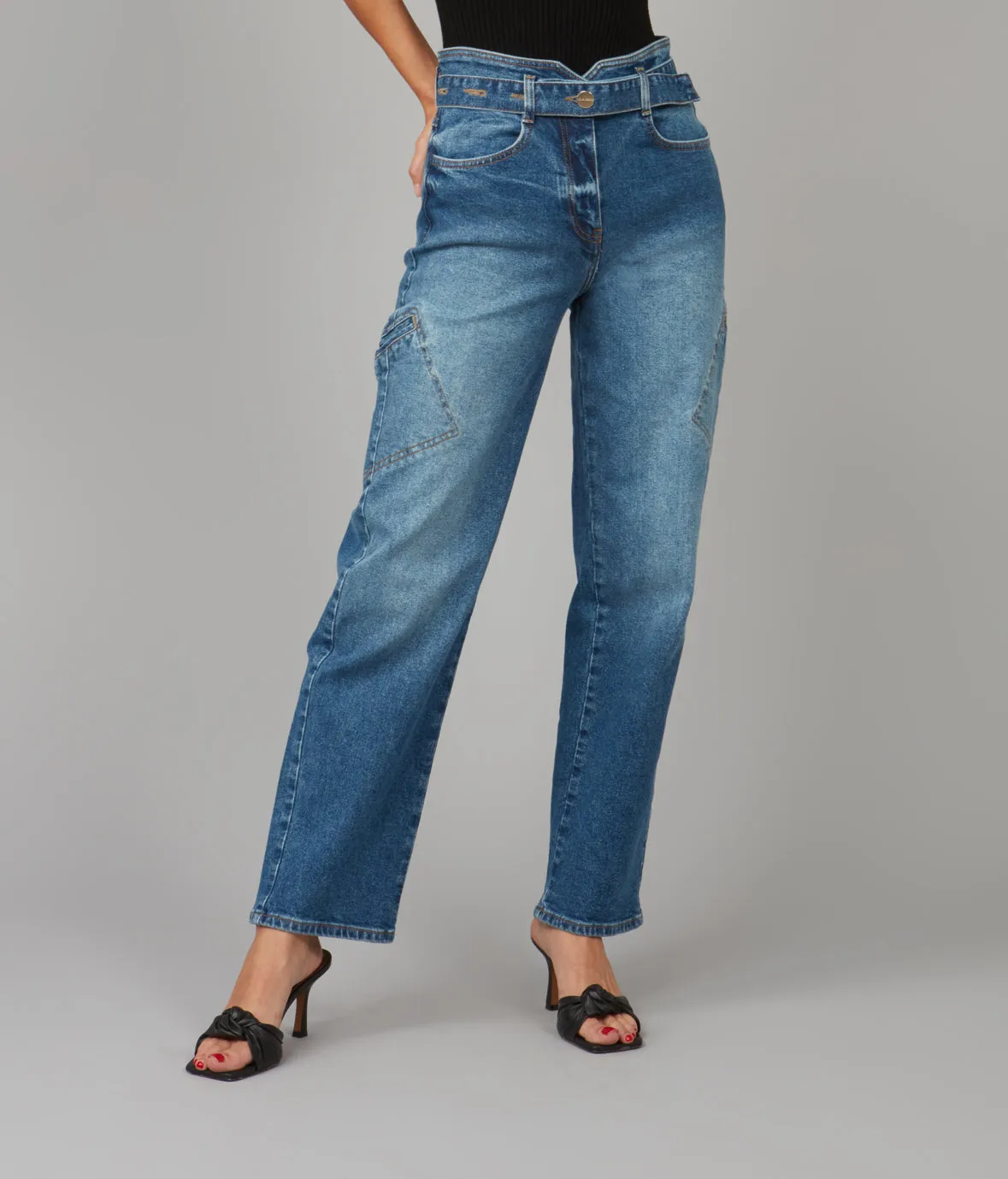CLEO-TLT Ultra-High Rise Cargo Pant