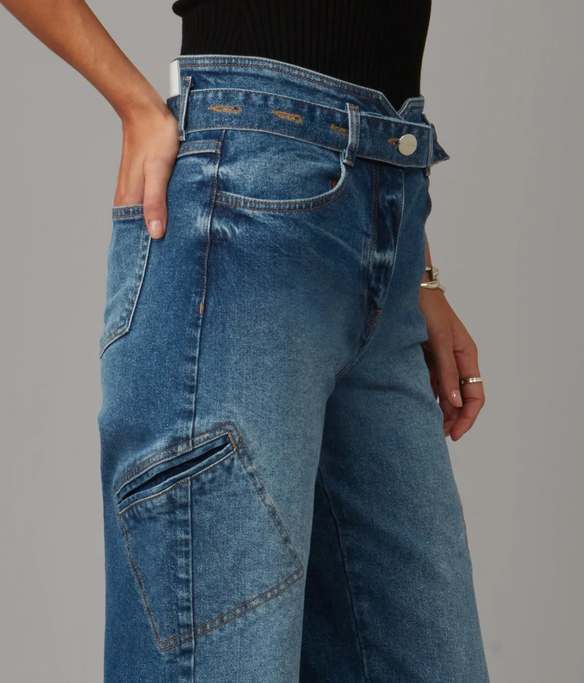 CLEO-TLT Ultra-High Rise Cargo Pant