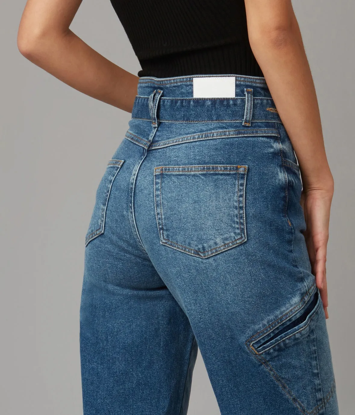 CLEO-TLT Ultra-High Rise Cargo Pant