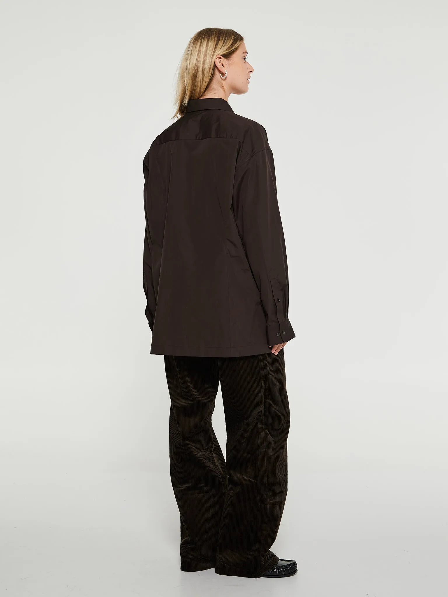 Clicks Shirt in Dark Brown