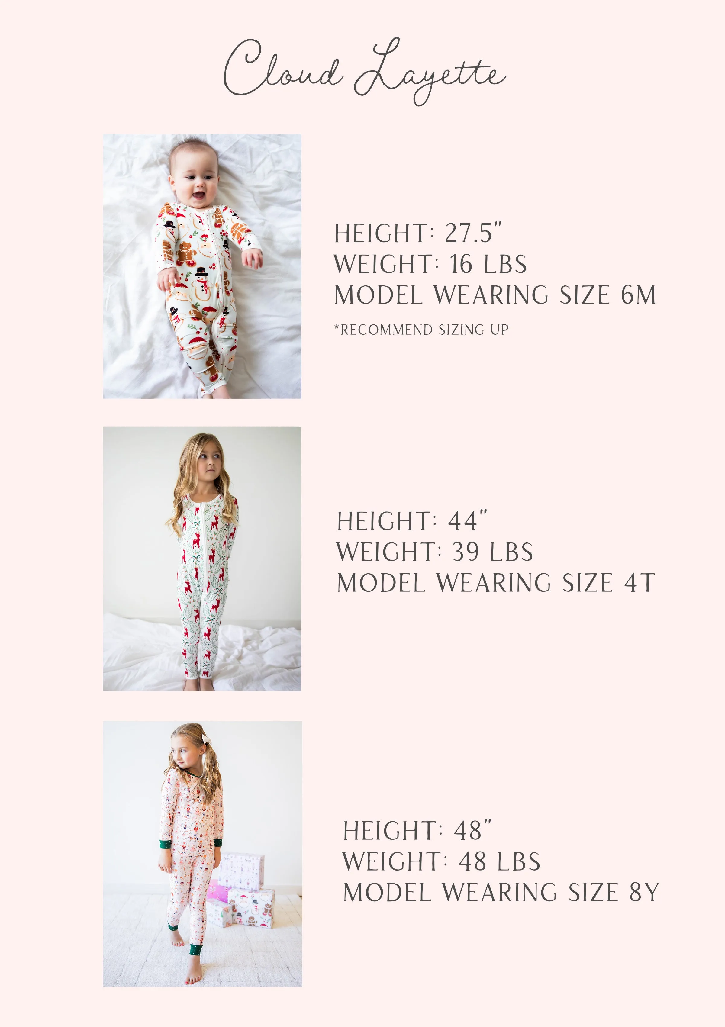 Cloud Layette - Blushing Mirrored Hearts
