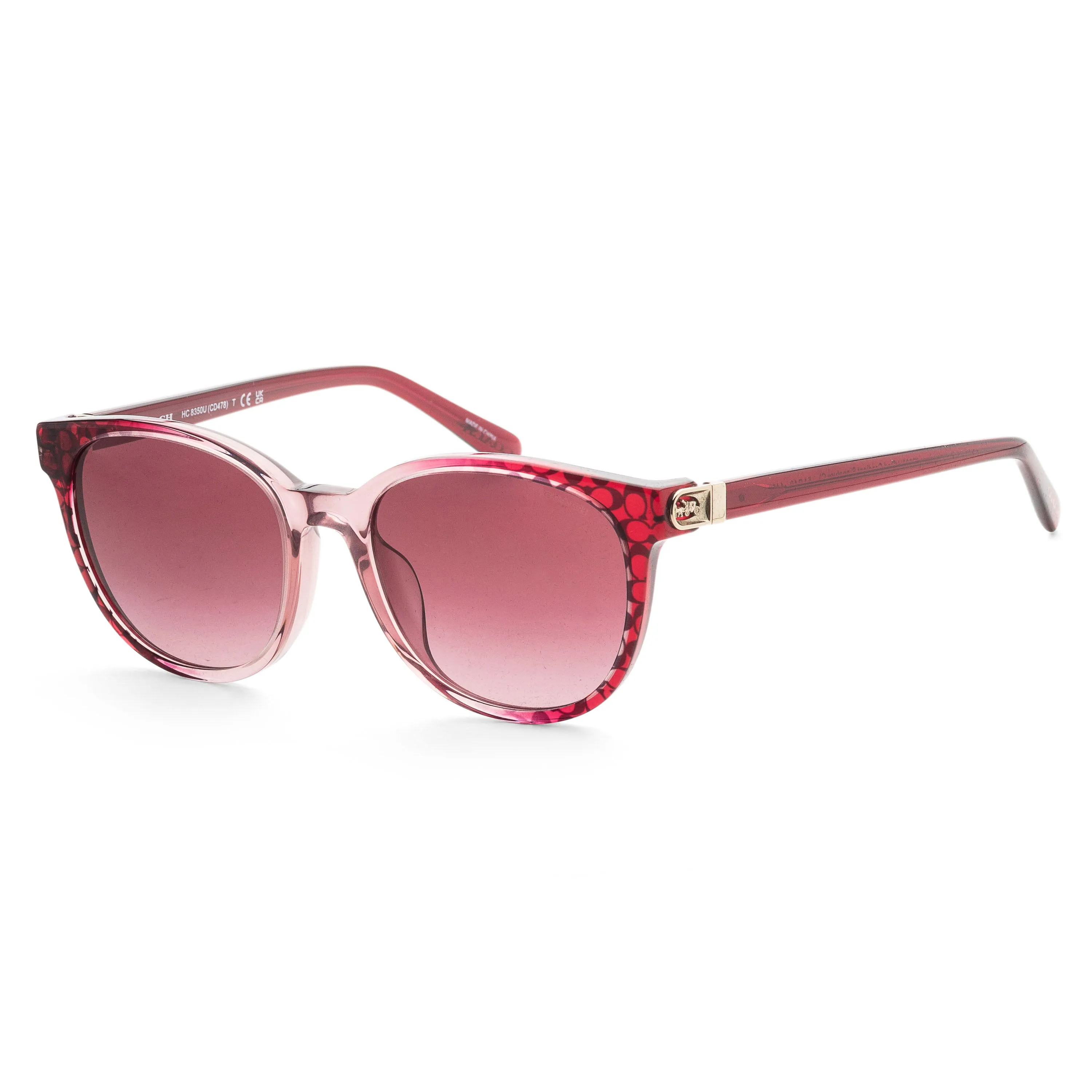 Coach Women's 54mm Red Gradient Signature C Sunglasses HC8350U-57098H-54