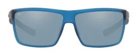 Costa Del Mar Rinconcito Matte Atlantic Blue Frame - Gray Silver Matte 580 Plastic Lens - Polarized Sunglasses