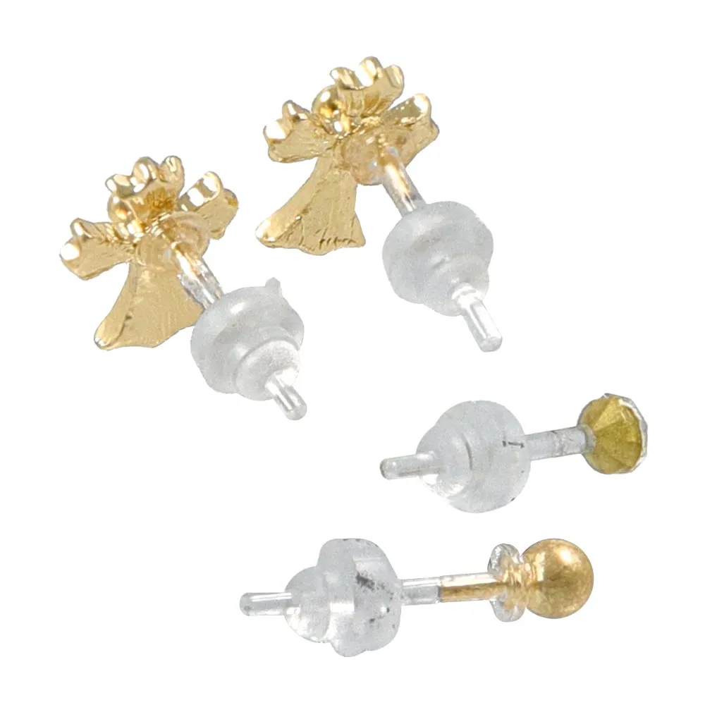 Cross Plastic Earring Set
