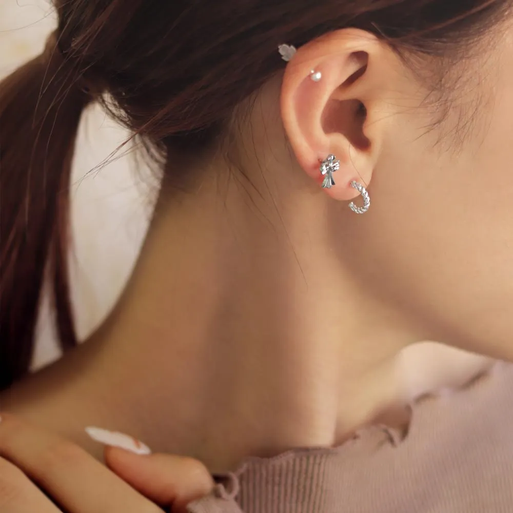 Cross Plastic Earring Set
