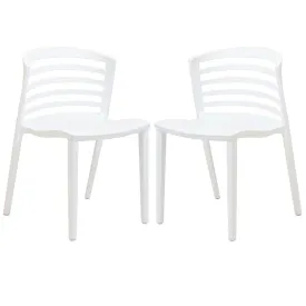 Curvy Dining Chairs Set of 2